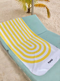 Serviette de plage & yoga éco-responsable en microfibre recyclée – 80x160 cm