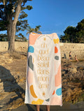Serviette de plage & yoga éco-responsable en microfibre recyclée – 80x160 cm