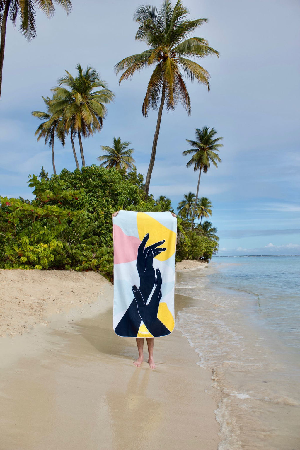 Serviette de plage & yoga éco-responsable en microfibre recyclée – 80x160 cm