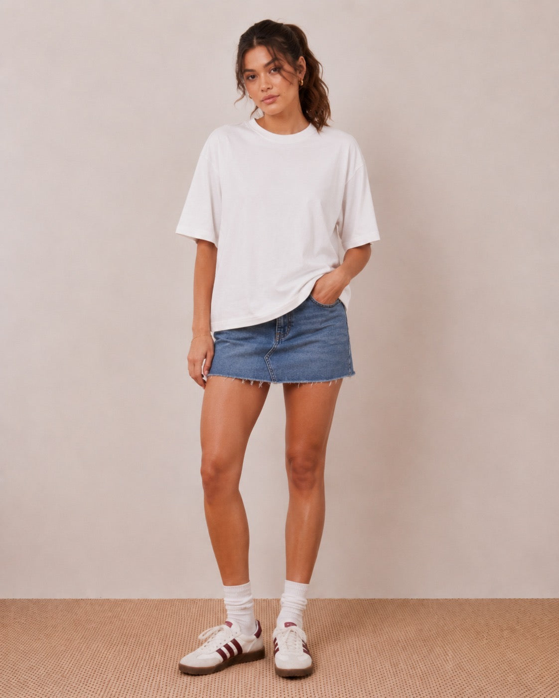 T-shirt Oversize 100% Coton – Coupe Unisexe