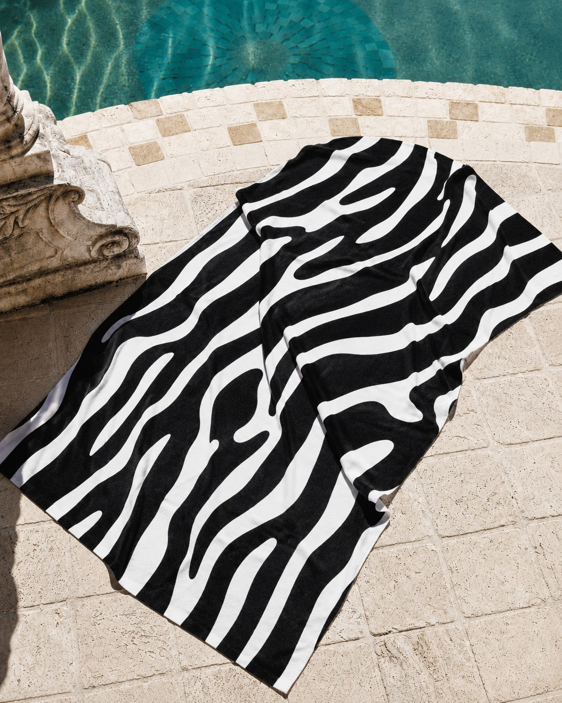 Serviette de plage & yoga éco-responsable en microfibre recyclée – 80x160 cm
