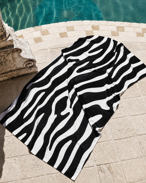 Serviette de plage & yoga éco-responsable en microfibre recyclée – 80x160 cm
