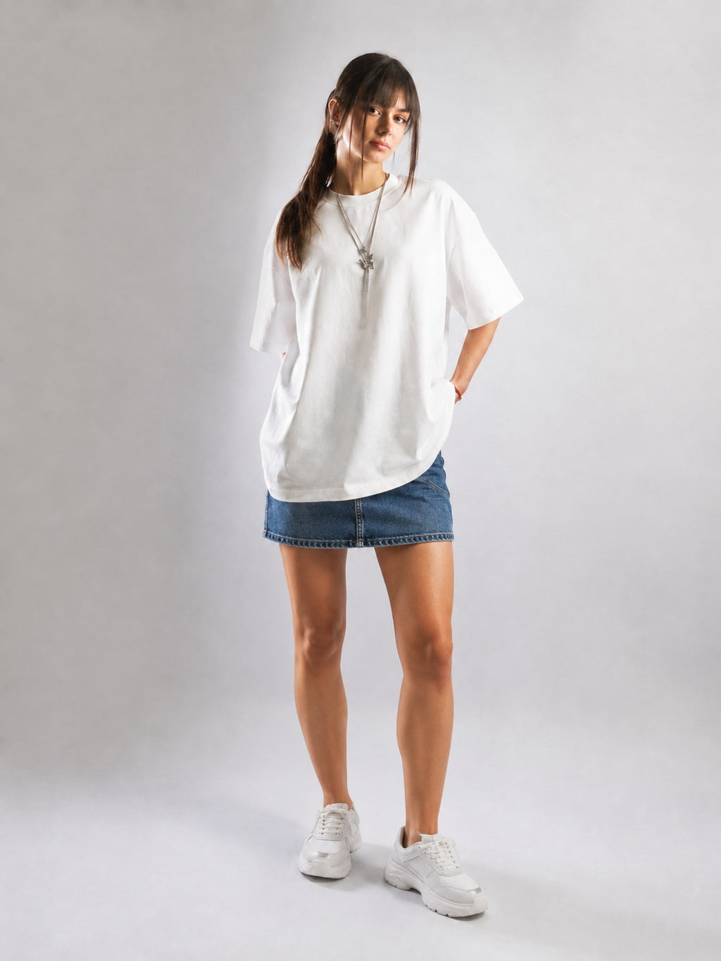 T-shirt Oversize 100% Coton – Coupe Unisexe