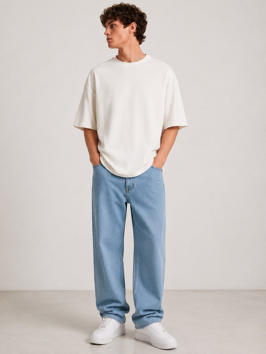 T-shirt Oversize 100% Coton – Coupe Unisexe