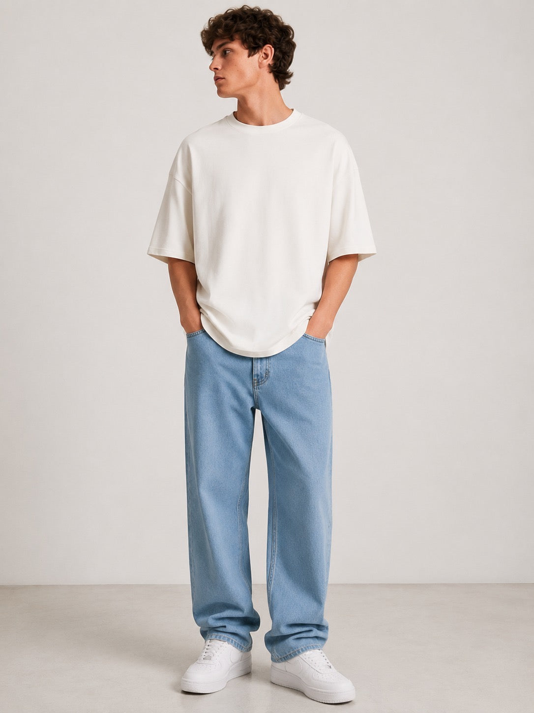 T-shirt Oversize 100% Coton – Coupe Unisexe