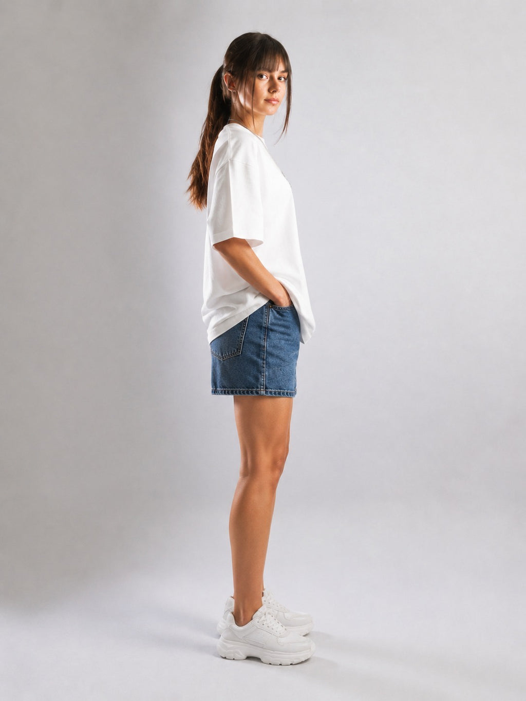 T-shirt Oversize 100% Coton – Coupe Unisexe