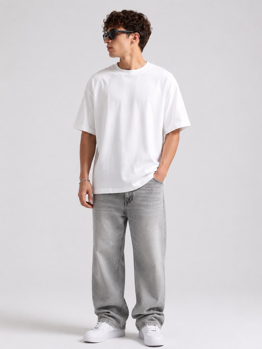 T-shirt Oversize 100% Coton – Coupe Unisexe