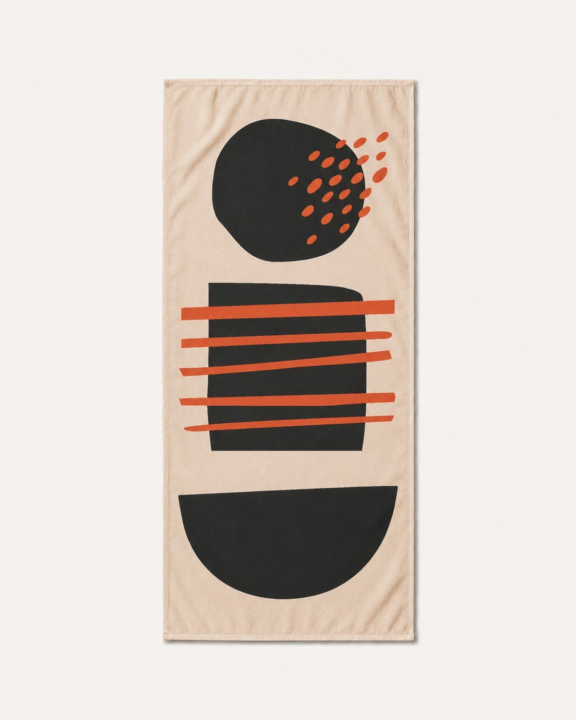 Serviette de plage & yoga éco-responsable en microfibre recyclée – 80x160 cm