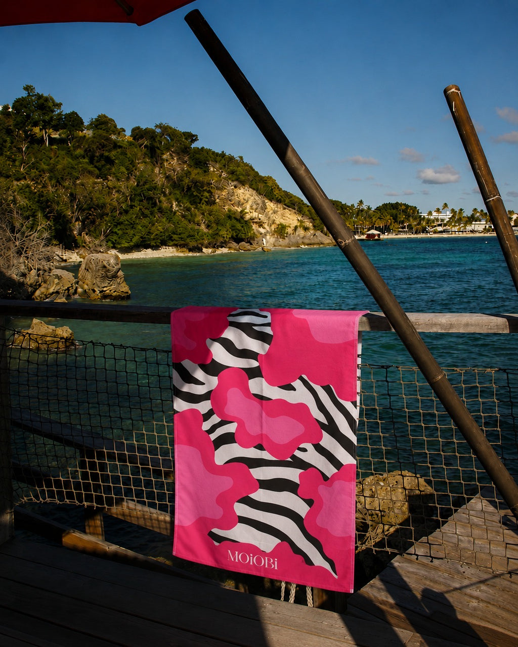 Serviette de plage & yoga éco-responsable en microfibre recyclée – 80x160 cm