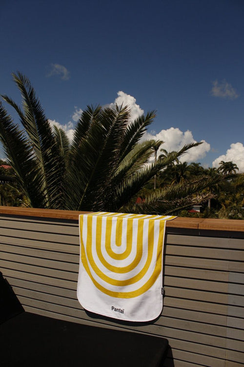 Serviette de plage & yoga éco-responsable en microfibre recyclée – 80x160 cm