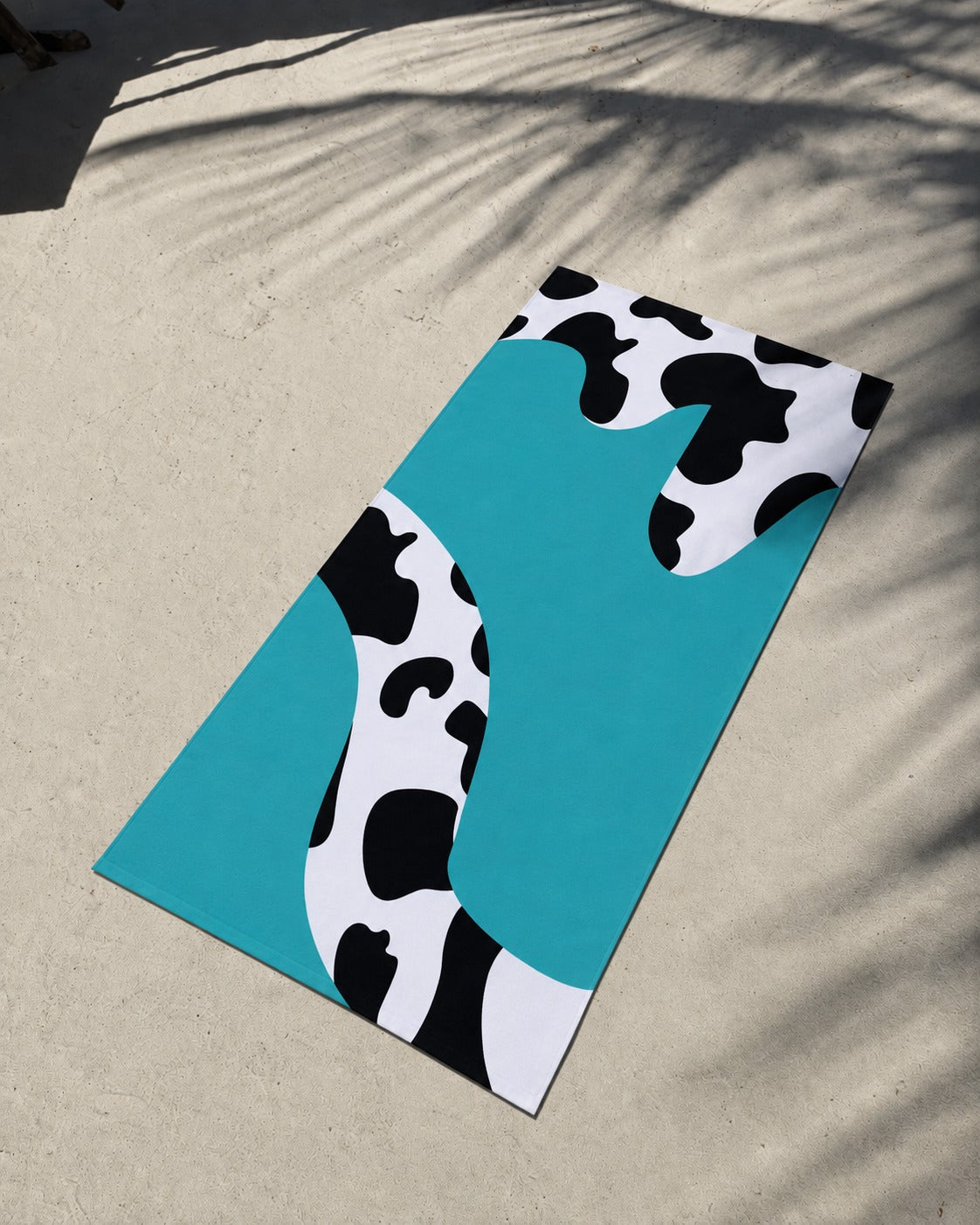 Serviette de plage & yoga éco-responsable en microfibre recyclée – 80x160 cm