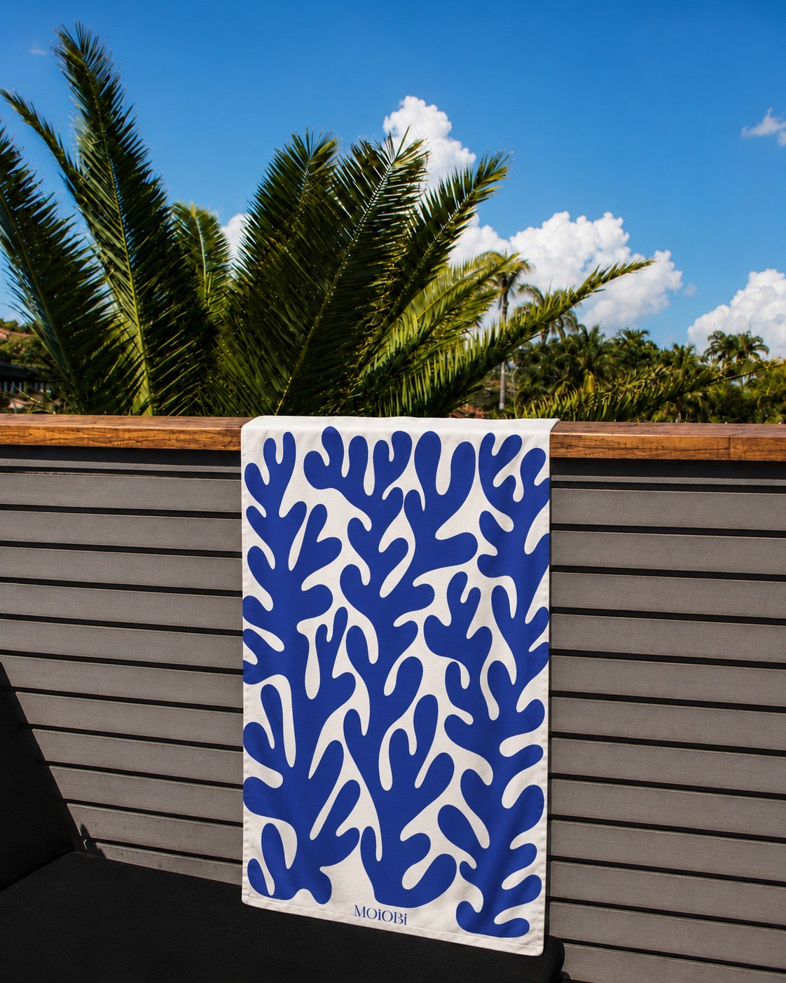 Serviette de plage & yoga éco-responsable en microfibre recyclée – 80x160 cm