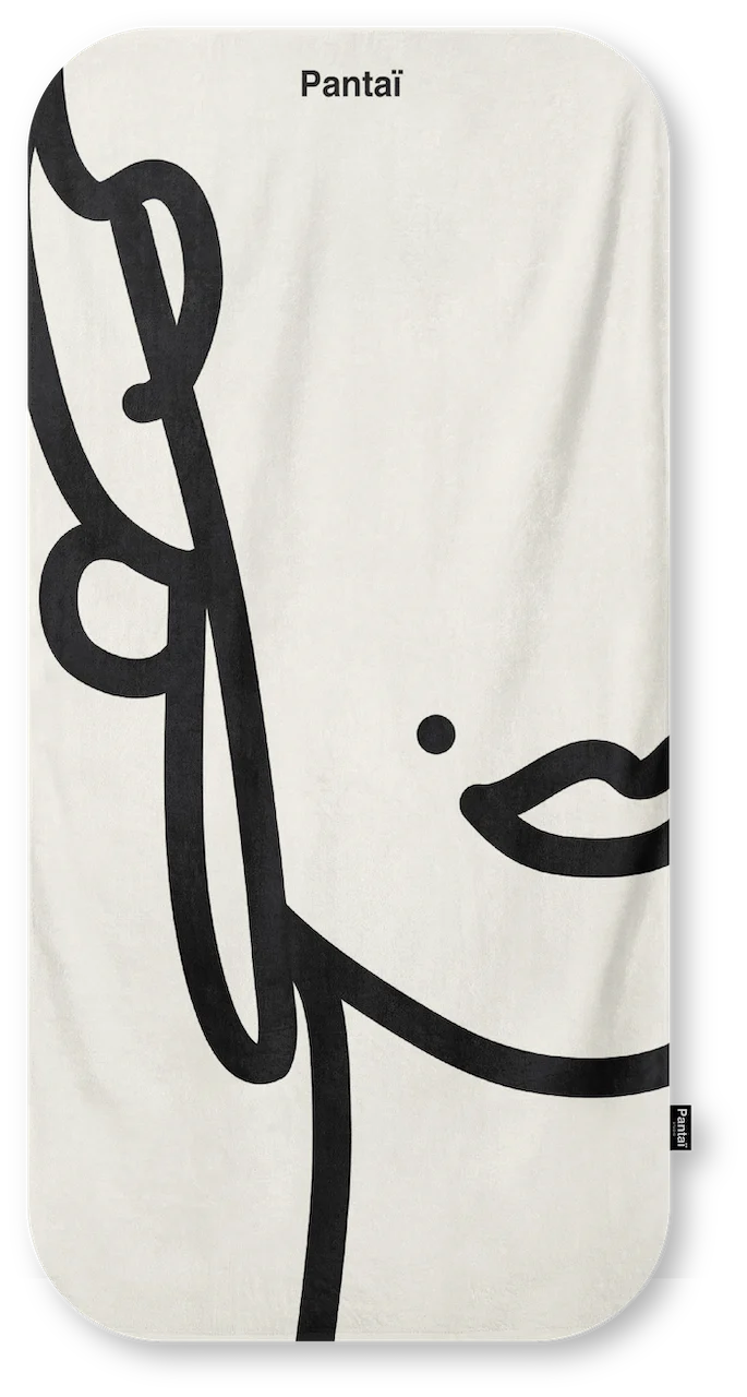 Serviette de plage & yoga éco-responsable en microfibre recyclée – 80x160 cm