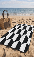 Serviette de plage & yoga éco-responsable en microfibre recyclée – 80x160 cm