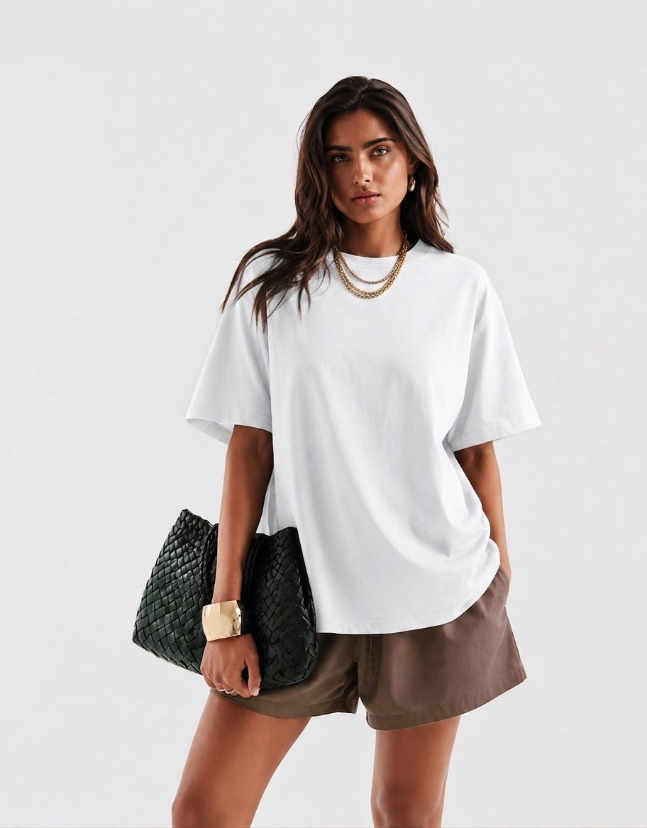 T-shirt Oversize 100% Coton – Coupe Unisexe