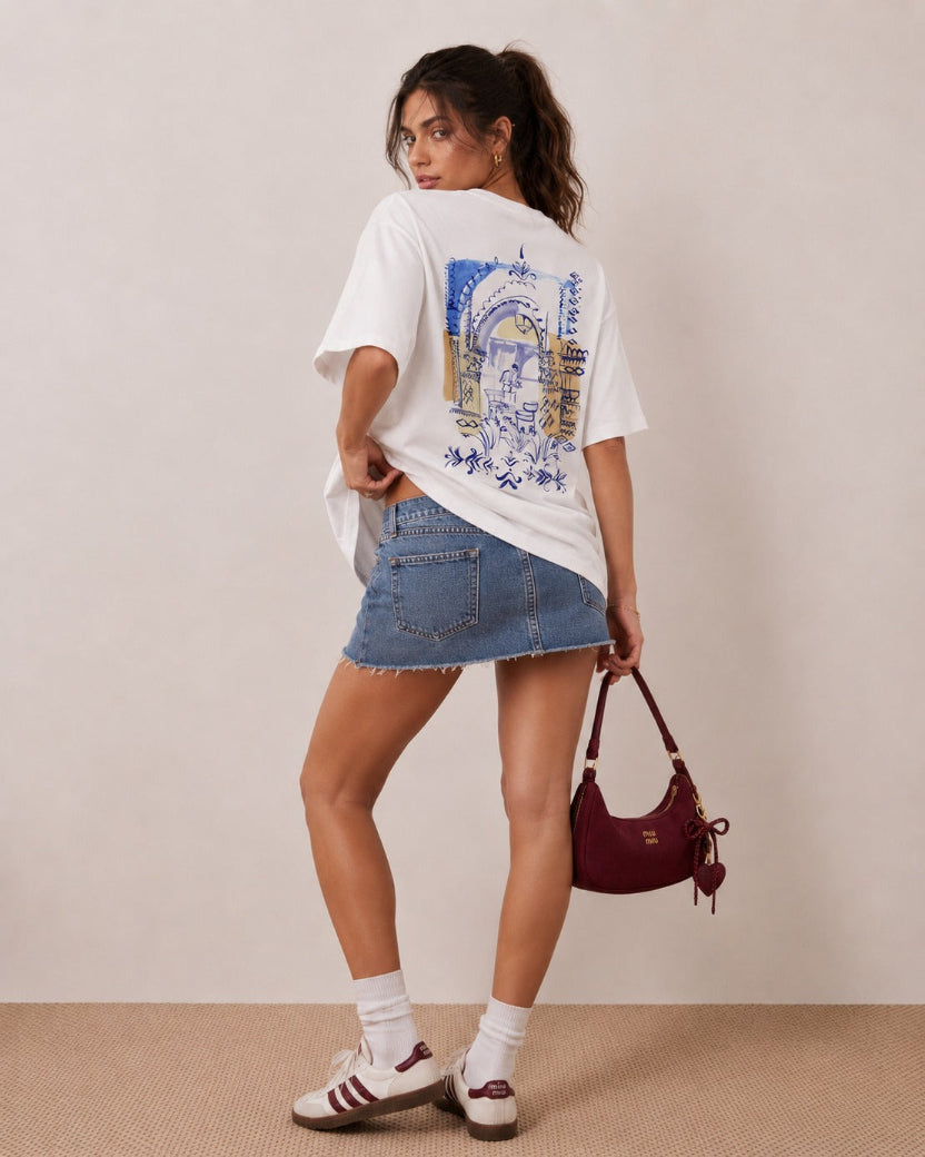 T-shirt Oversize 100% Coton – Coupe Unisexe